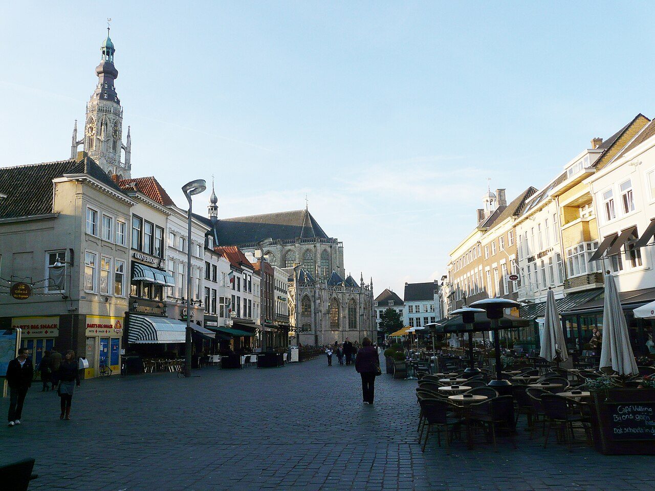 Terrassen op de Markt in Roosendaal